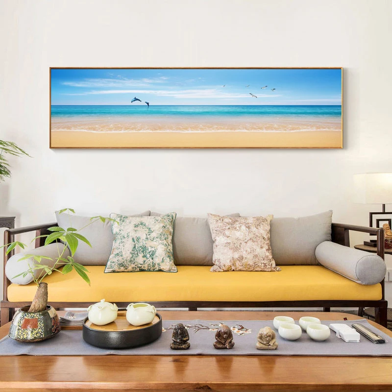 Modern Seascape Posters and Prints Wall Art Canvas Painting Dolphins Seagulls Beach Pictures for Living Room Home Decor No Frame
Modern Seascape Posters and Prints Wall Art Canvas Painting Dolphins Seagulls Beach Pictures for Living Room Home Decor No Frame