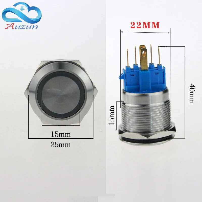 Кнопочный выключатель с фиксацией, 22 мм, 3-6В, 12-24В, 110-220В, номинальный ток 5А, красный, зеленый, желтый, синий, белый
Кнопочный выключатель с фиксацией, 22 мм, 3-6В, 12-24В, 110-220В, номинальный ток 5А, красный, зеленый, желтый, синий, белый