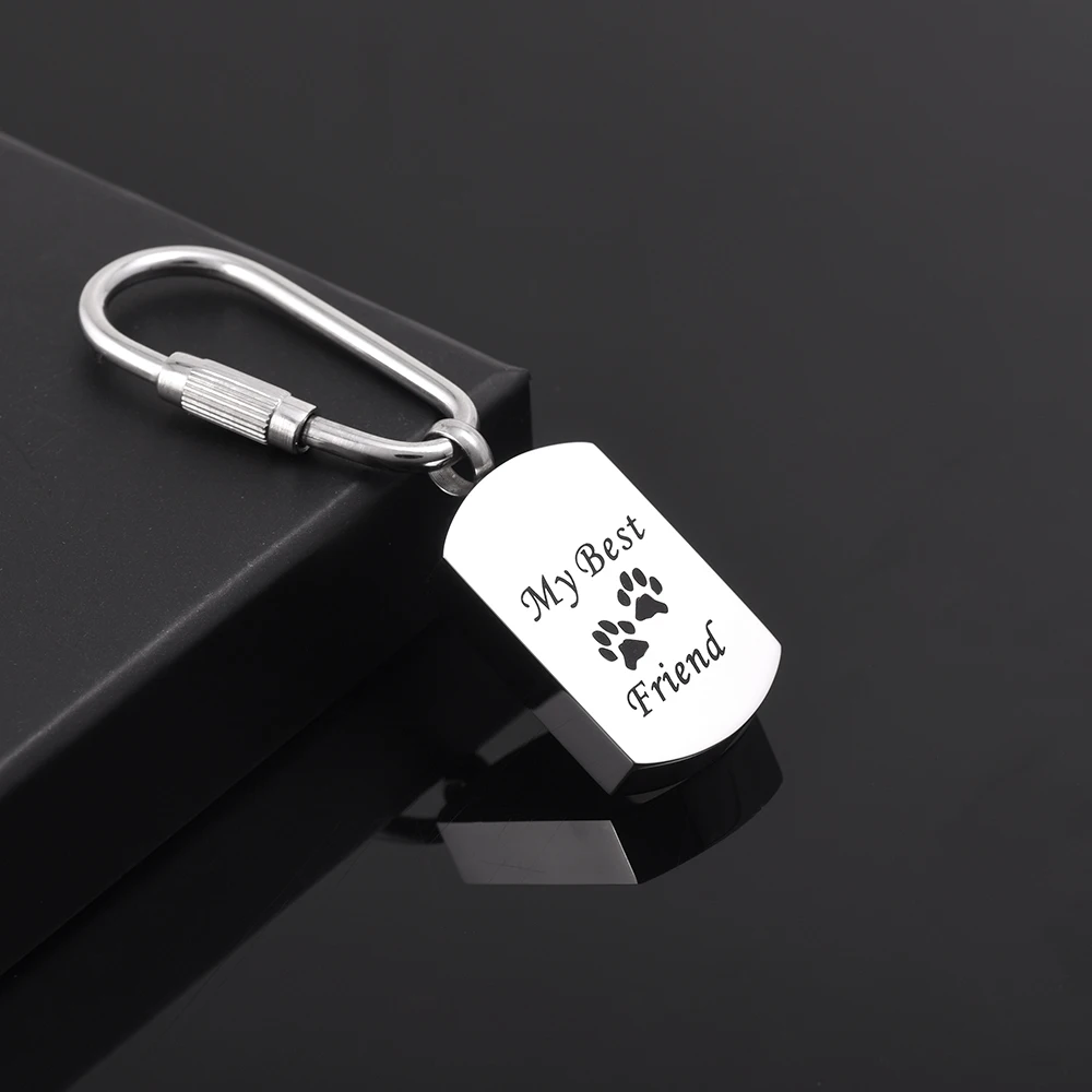 My Best Friend Engraved Pendant &Keyring High Grade Stainless Steel Pet Memorial Cremation Urn Keychain Key Hooks 3 Design
My Best Friend Engraved Pendant &Keyring High Grade Stainless Steel Pet Memorial Cremation Urn Keychain Key Hooks 3 Design