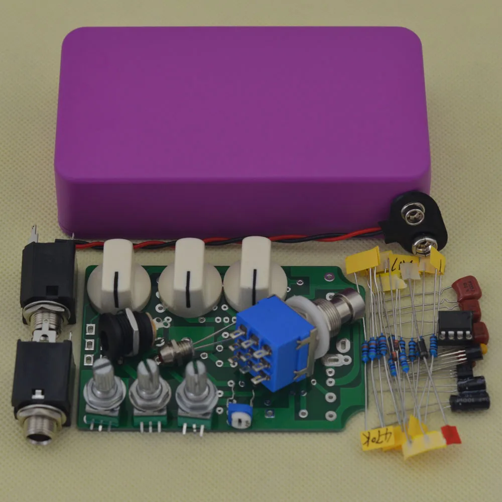 LANDTONE Overdrive Guitar Pedal Kit with1590B Box and ICTL082CP OD1 Pedal Kit R10 True Bypass
LANDTONE Overdrive Guitar Pedal Kit with1590B Box and ICTL082CP OD1 Pedal Kit R10 True Bypass