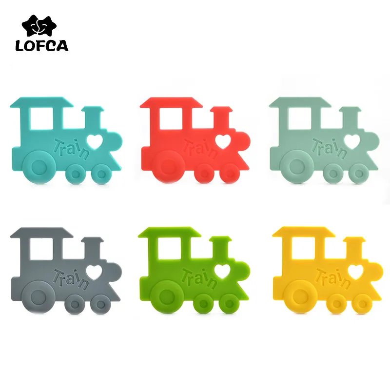 LOFCA 1pc Silicone Train Teeher Cartoon Baby Teething Toys BPA Free Pendant Necklace Food Grade Silicone Beads Nursing Jewelry
LOFCA 1pc Silicone Train Teeher Cartoon Baby Teething Toys BPA Free Pendant Necklace Food Grade Silicone Beads Nursing Jewelry