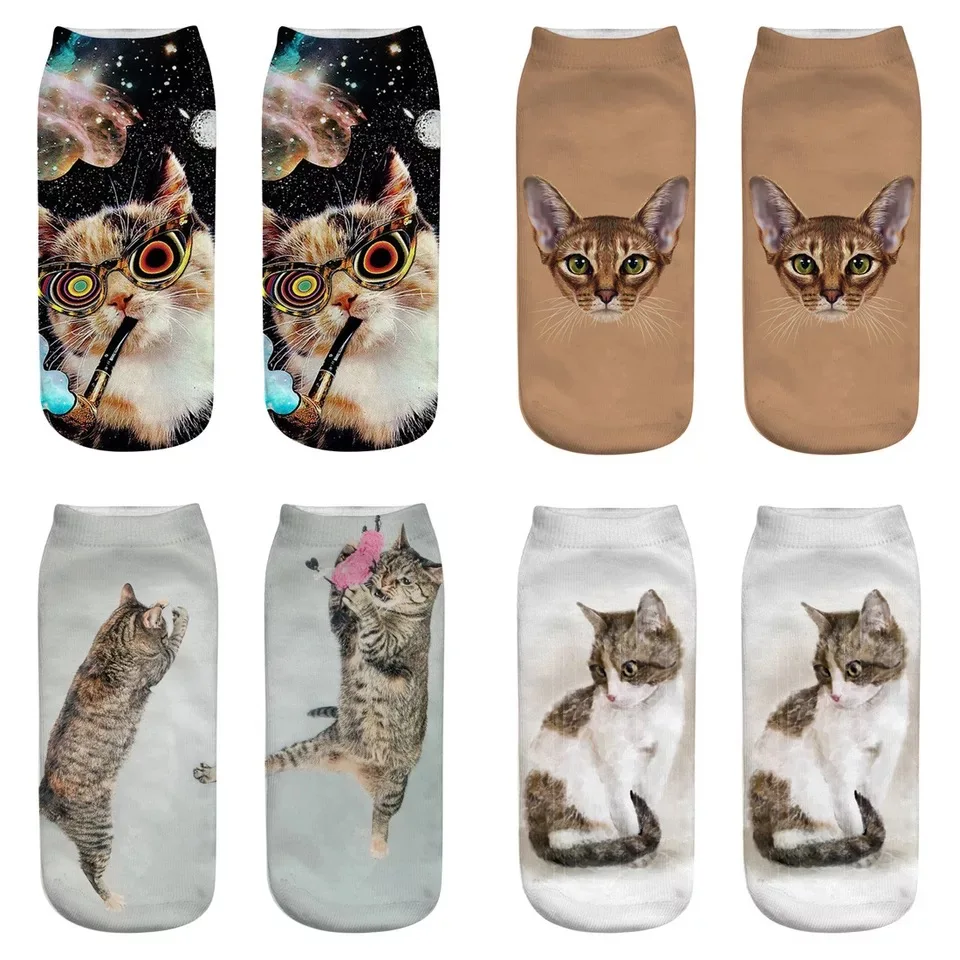 3D Printed Socks For Kittens, Short Tube Women's Socks, Boat Socks, Fashion Cute
3D Printed Socks For Kittens, Short Tube Women's Socks, Boat Socks, Fashion Cute