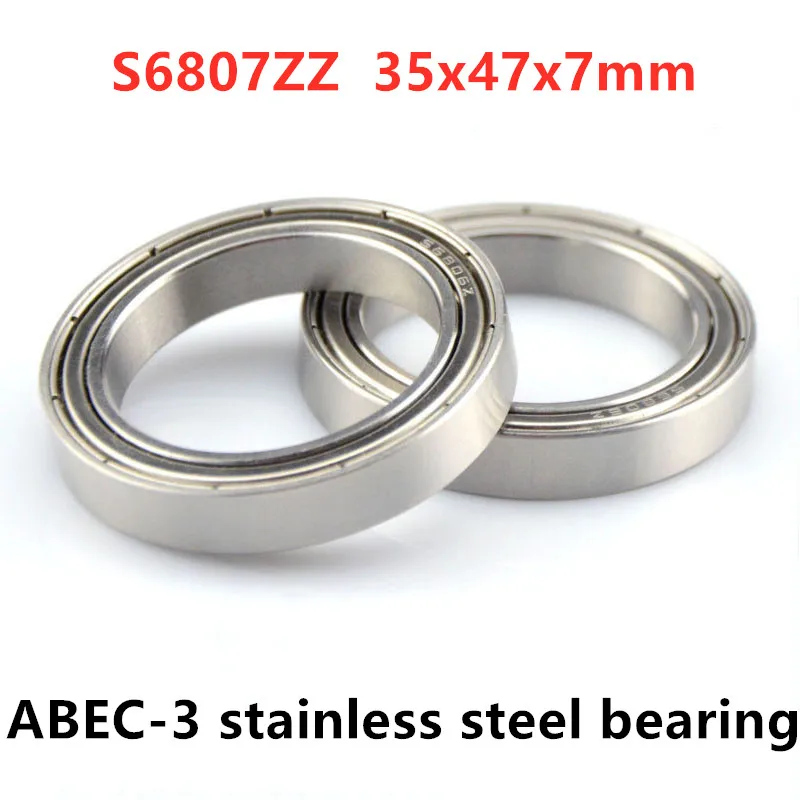 10pcs stainless steel bearing S6807ZZ 35*47*7 mm thin wall deep groove ball bearing S6807 S6807Z 35x47x7 mm
10pcs stainless steel bearing S6807ZZ 35*47*7 mm thin wall deep groove ball bearing S6807 S6807Z 35x47x7 mm