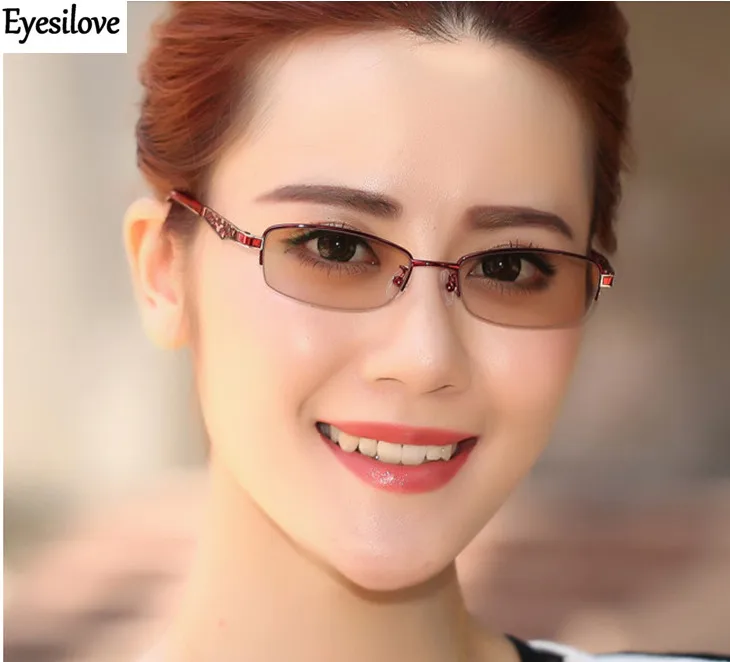 Women Photochromic Metal Myopia Glasses with Sensitive Transition Lenses Women's Computer-Style Myopia Sunglasses
Women Photochromic Metal Myopia Glasses with Sensitive Transition Lenses Women's Computer-Style Myopia Sunglasses