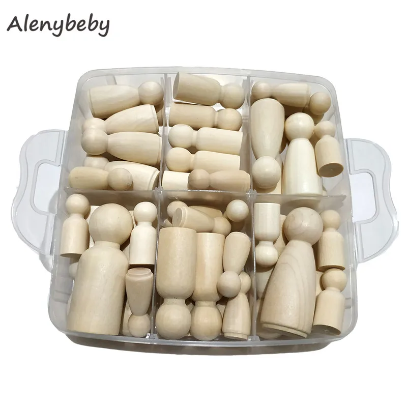 Wood Peg Dolls 50pcs Maple Wood Unpainted Family Wooden Dolls Baby Toy Weddings Dolls Decor Montessori Toys Baby Teether
Wood Peg Dolls 50pcs Maple Wood Unpainted Family Wooden Dolls Baby Toy Weddings Dolls Decor Montessori Toys Baby Teether