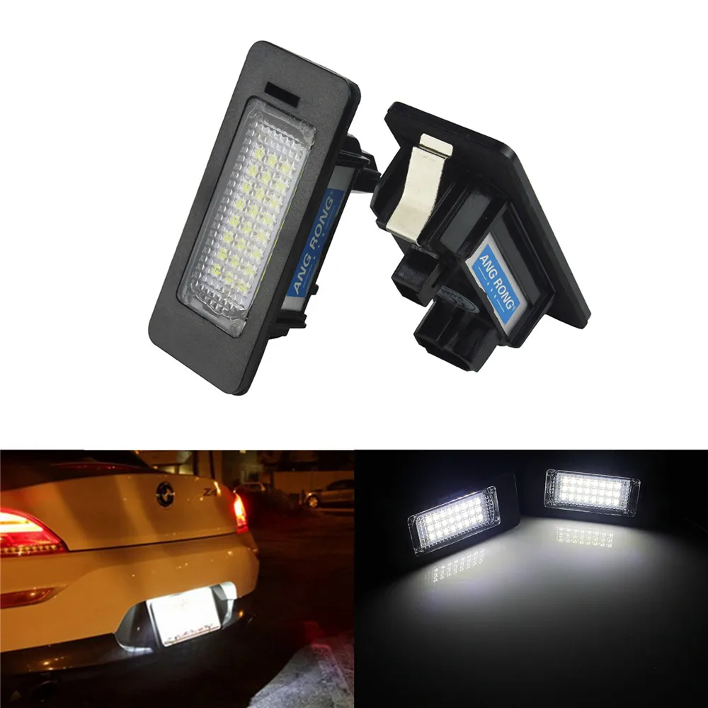 ANGRONG 2x Canbus LED License Number Plate Light Lamp For BMW 1 2 3 4 5 X Series E82 F22 F32 E39 E60 E90 E92 E84
ANGRONG 2x Canbus LED License Number Plate Light Lamp For BMW 1 2 3 4 5 X Series E82 F22 F32 E39 E60 E90 E92 E84