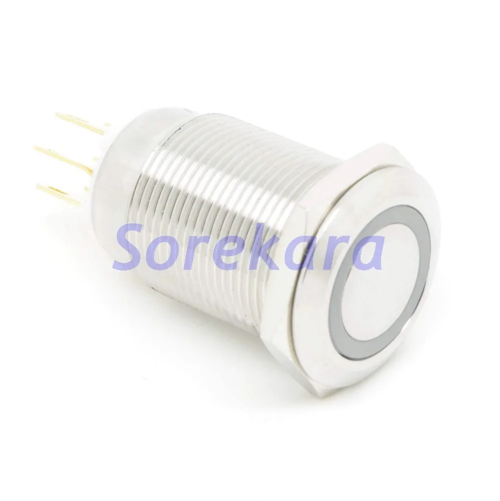 19 мм кольцо из нержавеющей стали LED Цвет Оранжевый мгновенный 1NO 1NC кнопочный переключатель штифт для авто IP65 UL 6 V/12 V/24 V/110 V/220 V
19 мм кольцо из нержавеющей стали LED Цвет Оранжевый мгновенный 1NO 1NC кнопочный переключатель штифт для авто IP65 UL 6 V/12 V/24 V/110 V/220 V
