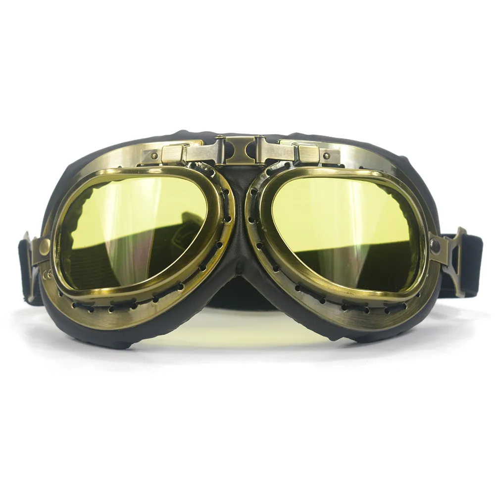 Retro Motorcycle Goggles Cruiser Motorcycle Glasses Vintage Leather Helmet Glasses Steampunk Eyewear Goggles
Retro Motorcycle Goggles Cruiser Motorcycle Glasses Vintage Leather Helmet Glasses Steampunk Eyewear Goggles