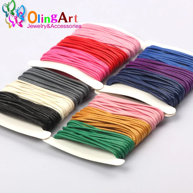 OlingArt Hot Sales 9M/Card 3 Colors Mixed Waxed Cotton Beading Cord Thread Line 1.5mm Jewelry Cord Jewelry Making 2019 New
OlingArt Hot Sales 9M/Card 3 Colors Mixed Waxed Cotton Beading Cord Thread Line 1.5mm Jewelry Cord Jewelry Making 2019 New