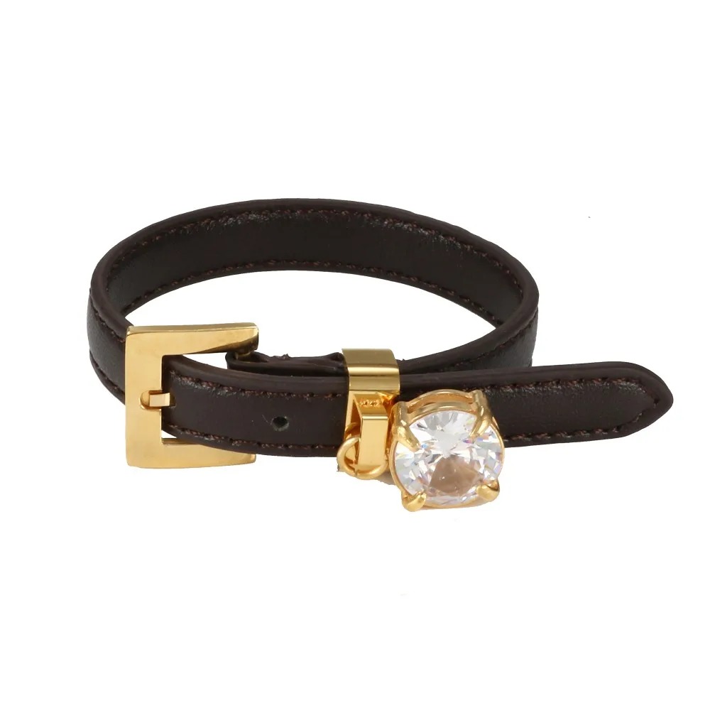 Leather Bangle Bracelet for Woman Man CZ Adjustable Bracelet Watch Belt Wristband Luxury Female Male Sport Jewellery Gift
Leather Bangle Bracelet for Woman Man CZ Adjustable Bracelet Watch Belt Wristband Luxury Female Male Sport Jewellery Gift