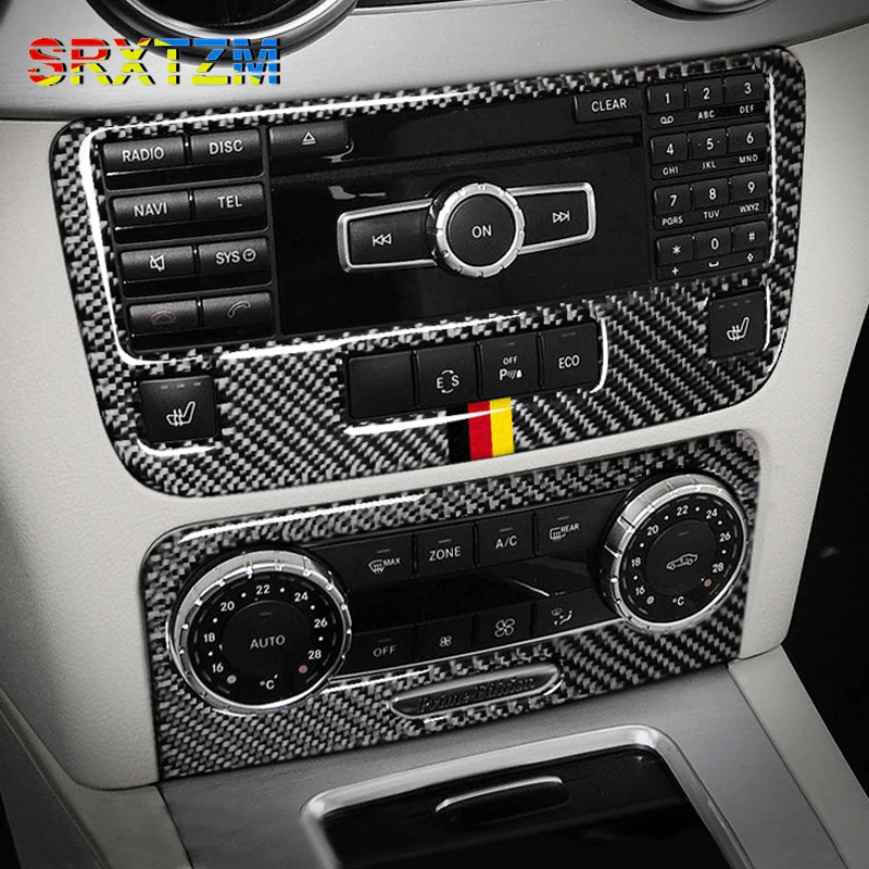 SRXTZM 2pcs 3D Carbon Fiber Auto Interior Trim Air conditioning CD Control Panel Car Styling Stickers For Mercedes GLK 2013-2015
SRXTZM 2pcs 3D Carbon Fiber Auto Interior Trim Air conditioning CD Control Panel Car Styling Stickers For Mercedes GLK 2013-2015