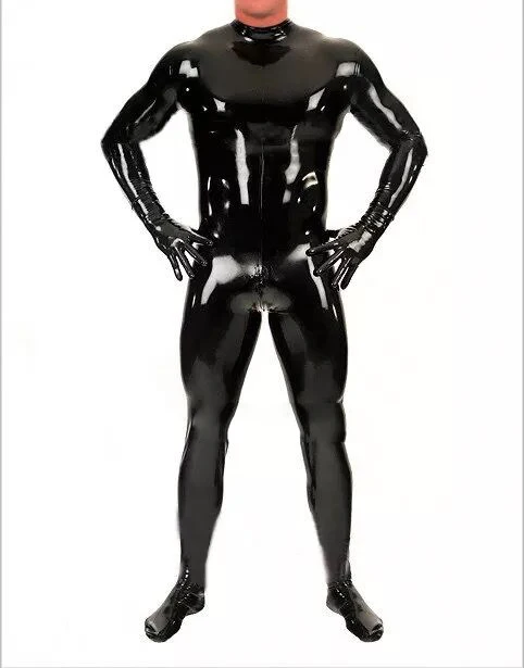 Latex Catsuit Men Zentai Bodysuit With Gloves Socks Back Zip Party Wear Customized
Latex Catsuit Men Zentai Bodysuit With Gloves Socks Back Zip Party Wear Customized