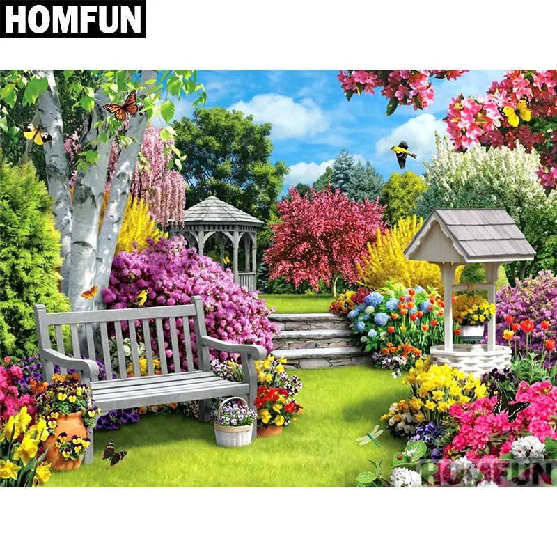 HOMFUN Full Square/Round Drill 5D DIY Diamond Painting "Garden Scenic" Embroidery Cross Stitch 5D Home Decor Gift A01691
HOMFUN Full Square/Round Drill 5D DIY Diamond Painting "Garden Scenic" Embroidery Cross Stitch 5D Home Decor Gift A01691