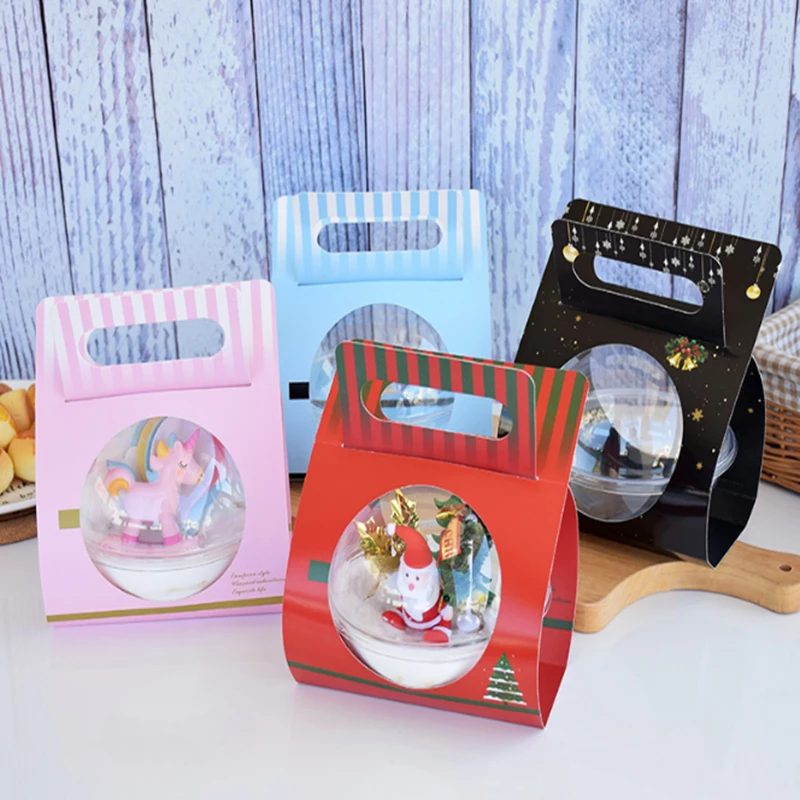 800sets New Portable Round Plastic Mousse Cup Cupcake Boxes Christmas Ball Dessert Cake Box Birthday gift packaging
800sets New Portable Round Plastic Mousse Cup Cupcake Boxes Christmas Ball Dessert Cake Box Birthday gift packaging
