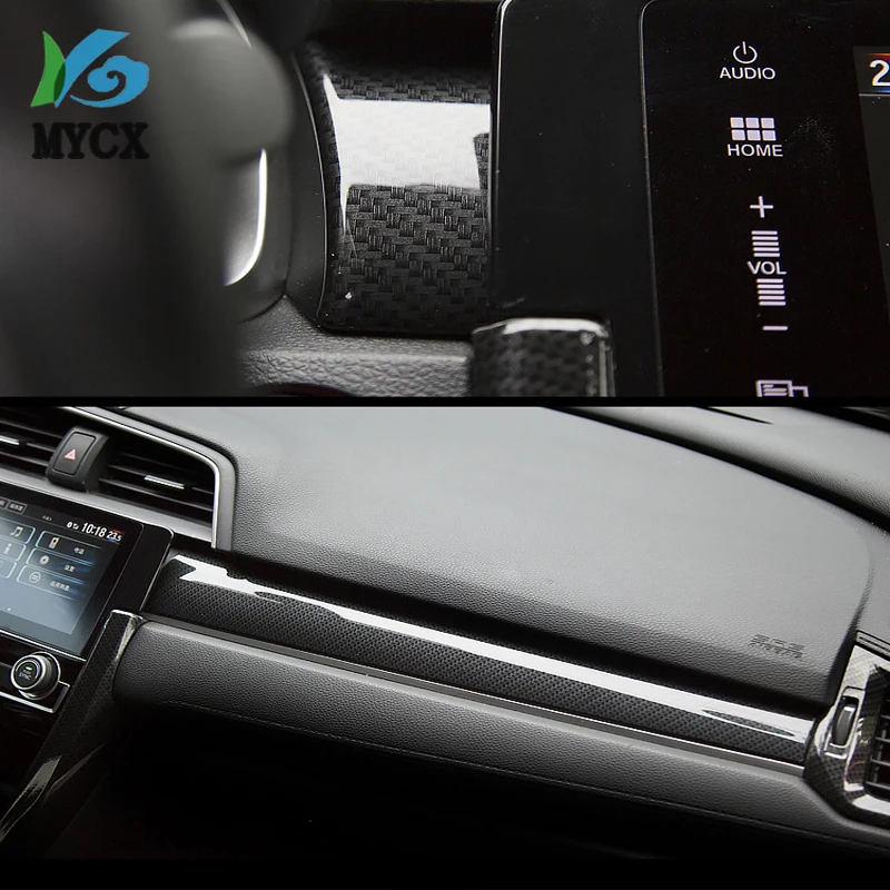 Car Sticker ABS Chrome FrontDashboard Console Frame Trim Cover Car Styling For Honda Civic 2016 2017 2018
Car Sticker ABS Chrome FrontDashboard Console Frame Trim Cover Car Styling For Honda Civic 2016 2017 2018
