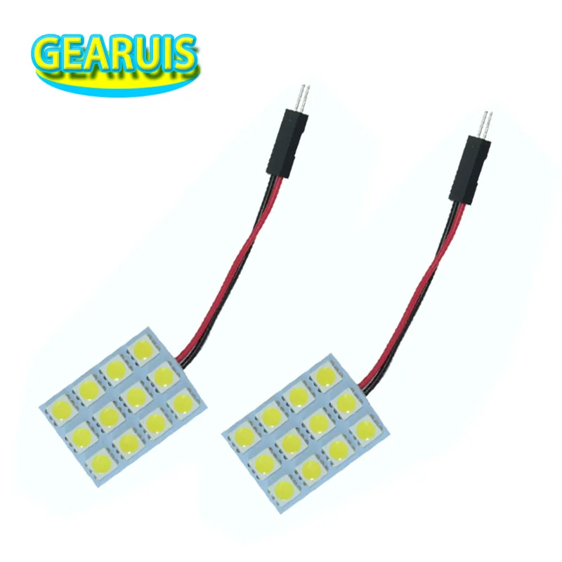 50 комплектов купольной панели 5050 светодиодов 12 SMD Купольная лампа для чтения салона автомобиля Лампа для карты на крыше T10 W5W Festoon 2 Основание адаптера белый синий 12 В
50 комплектов купольной панели 5050 светодиодов 12 SMD Купольная лампа для чтения салона автомобиля Лампа для карты на крыше T10 W5W Festoon 2 Основание адаптера белый синий 12 В