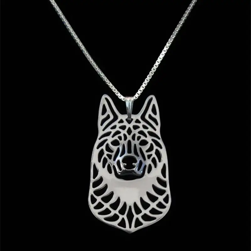 Women Hollow Metal Pet Dog Necklaces Alloy Norwegian Elkhound Pendant Necklaces Drop Shipping
Women Hollow Metal Pet Dog Necklaces Alloy Norwegian Elkhound Pendant Necklaces Drop Shipping