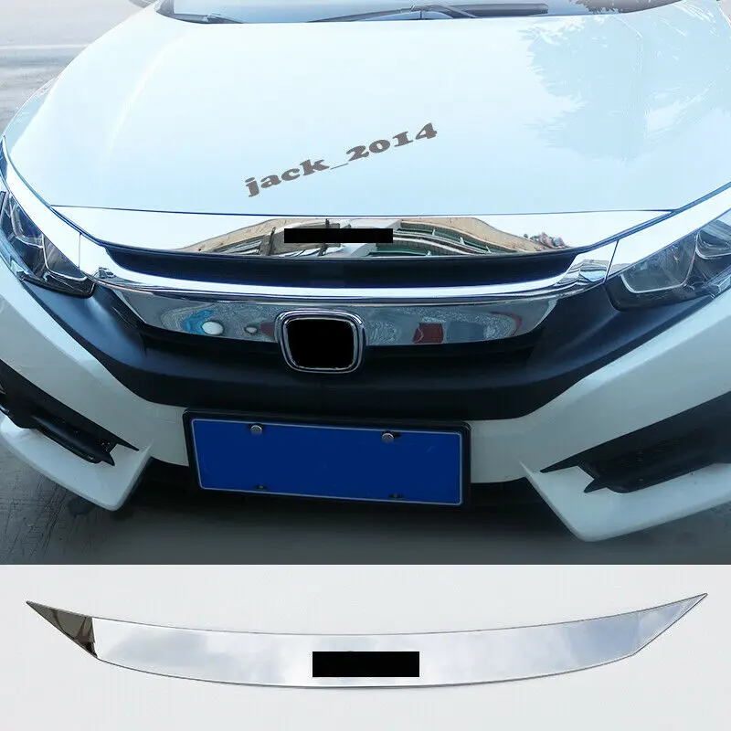Silver Stainless Front Hood Molding Cover Trim For Honda Civic 10th 2016 2017 2018 2019
Silver Stainless Front Hood Molding Cover Trim For Honda Civic 10th 2016 2017 2018 2019