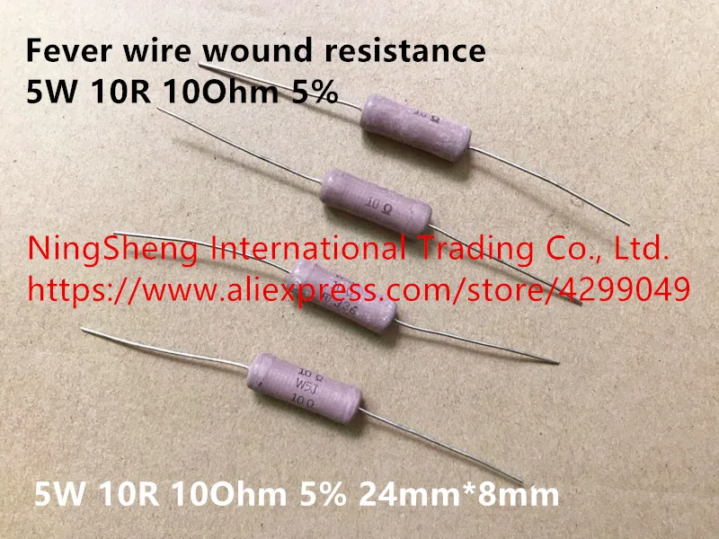 Оригинальный новый 100% жар провода сопротивление рану 5W 10R 10Ohm 5% (индуктор)
Оригинальный новый 100% жар провода сопротивление рану 5W 10R 10Ohm 5% (индуктор)