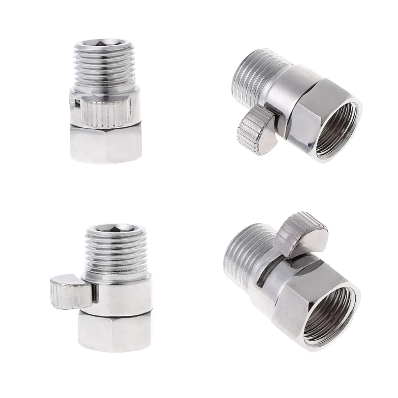 Full Brass G1/2" Flow Quick Control Shut-OFF Valve For Shower Head Hand Water Saver Drop Ship
Full Brass G1/2" Flow Quick Control Shut-OFF Valve For Shower Head Hand Water Saver Drop Ship
