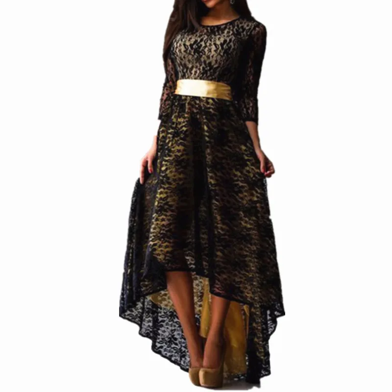 CHICKEN TOE New 2019 Autumn Summer Women Sexy Dress Solid Color Slim Plus Size Long Sleeve O-Neck Lace Irregular Dress
CHICKEN TOE New 2019 Autumn Summer Women Sexy Dress Solid Color Slim Plus Size Long Sleeve O-Neck Lace Irregular Dress