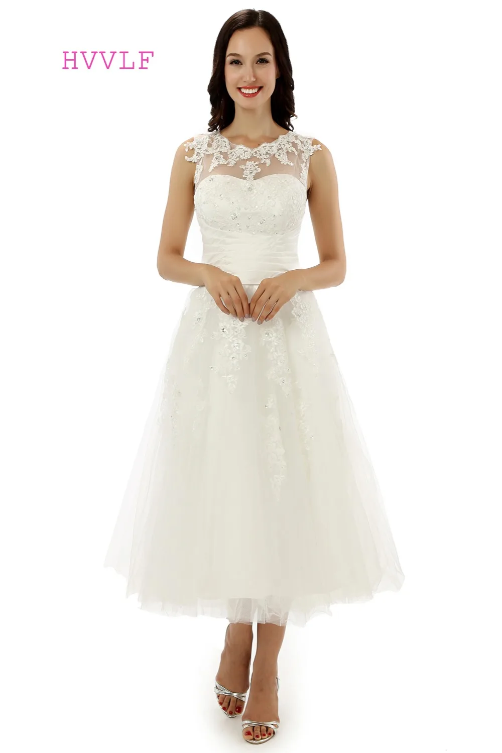 Vestido De Noiva Short Wedding Dresses A-line Tea Length Appliques Lace Backless Vintage Wedding Gown Bridal Dresses
Vestido De Noiva Short Wedding Dresses A-line Tea Length Appliques Lace Backless Vintage Wedding Gown Bridal Dresses