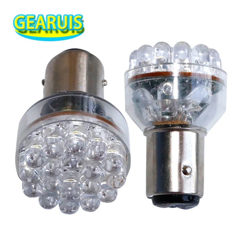 50Pcs Car Motorcycle LED S25 1157 bay15s p21/5w 1156 ba15s 24 led F3 Brake Lights automotive lights bulb 12V white red yellow
50Pcs Car Motorcycle LED S25 1157 bay15s p21/5w 1156 ba15s 24 led F3 Brake Lights automotive lights bulb 12V white red yellow