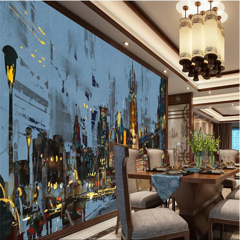 beibehang HD abstract city night landscape background wall custom large mural environmental silk silk wallpaper papel de parede
beibehang HD abstract city night landscape background wall custom large mural environmental silk silk wallpaper papel de parede