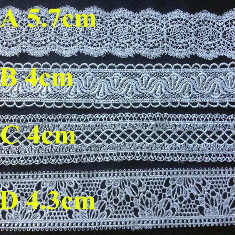 4cm/4.3cm/5.7cm top quality water soluble polyester yarn embroidery plain white flora lace trim,RS180116A
4cm/4.3cm/5.7cm top quality water soluble polyester yarn embroidery plain white flora lace trim,RS180116A
