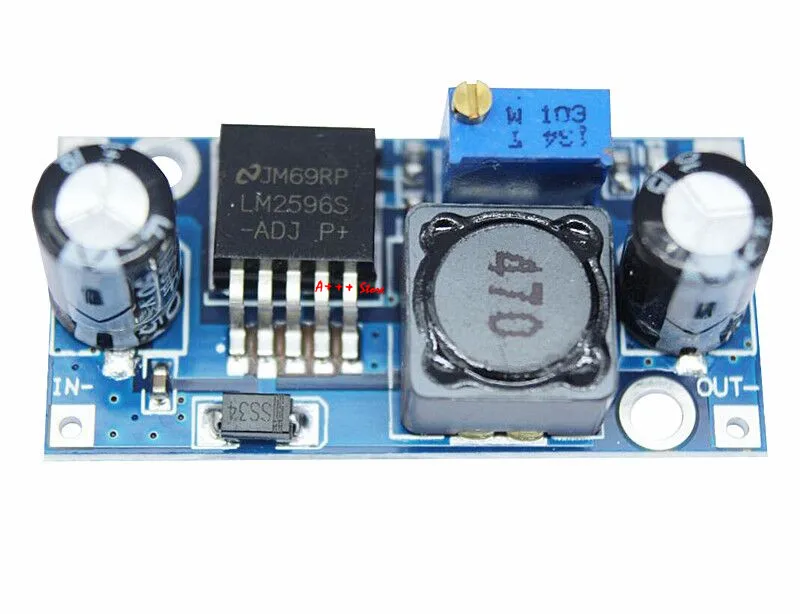 100pcs LM2596 LM2596S ADJ Power supply module DC-DC Step-down module adjustable Voltage regulator 3A
100pcs LM2596 LM2596S ADJ Power supply module DC-DC Step-down module adjustable Voltage regulator 3A