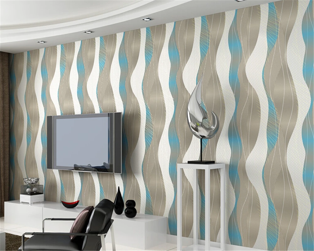 beibehang papel de parede non woven stripe wallpaper living room TV background wall paper bedroom curve warm modern simplicity
beibehang papel de parede non woven stripe wallpaper living room TV background wall paper bedroom curve warm modern simplicity