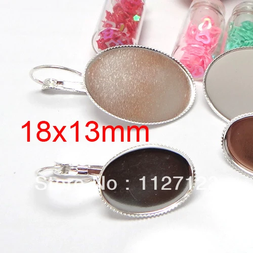 Hot Sale 100pcs 18x13mm Silver plated brass metal EARRING BLANK BASE TRAYS BEZEL Cabochon Setting hook findings
Hot Sale 100pcs 18x13mm Silver plated brass metal EARRING BLANK BASE TRAYS BEZEL Cabochon Setting hook findings