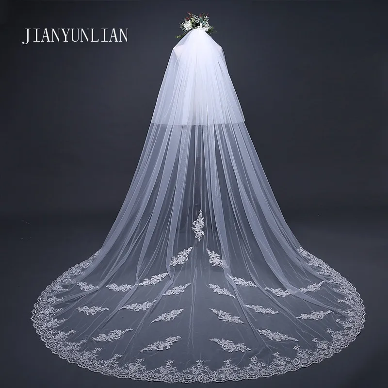 Casamento White wedding veil Long Lace Edge Bridal Veil with Comb Wedding Accessories Bride Mantilla Wedding Veil
Casamento White wedding veil Long Lace Edge Bridal Veil with Comb Wedding Accessories Bride Mantilla Wedding Veil