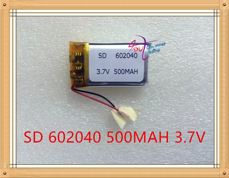 Liter energy battery 3.7V polymer lithium battery 062040 602040 MP4 MP5 GPS MP3 500MAH
Liter energy battery 3.7V polymer lithium battery 062040 602040 MP4 MP5 GPS MP3 500MAH