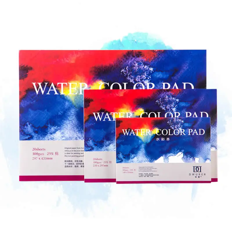 300gsm A3 A4 A5 Sketch Book Stationery 20Sheets Sealing Glue Watercolor Paper Notepad For Painting Drawing School Art Gift
300gsm A3 A4 A5 Sketch Book Stationery 20Sheets Sealing Glue Watercolor Paper Notepad For Painting Drawing School Art Gift