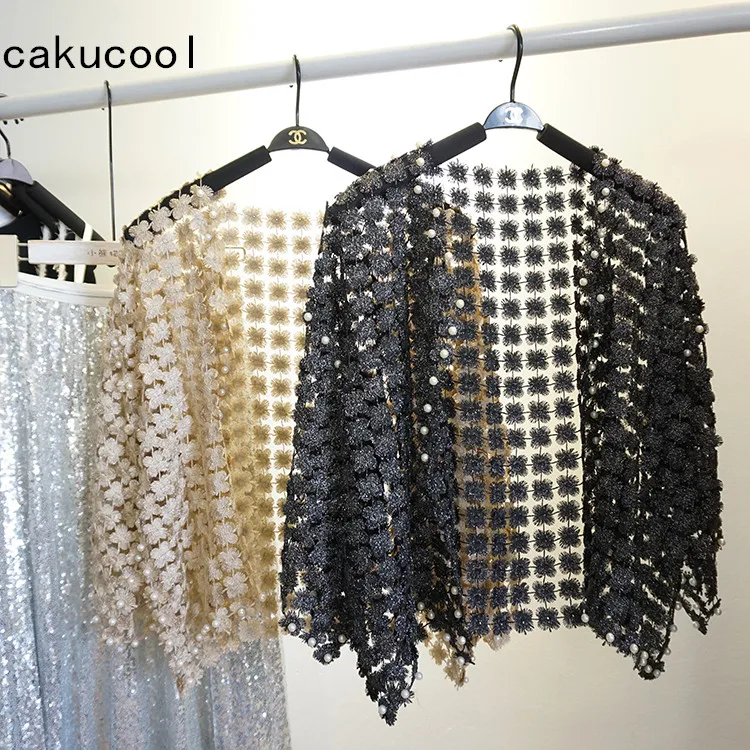 Cakucool Для женщин Роскошные свадебные туфли с отделкой жемчугом и прозрачными стразами из бисера с открытым швом; Выдалбливают Золото Люрексом кружевной и цветочной отделкой, верхняя одежда, корейские кардиганы пальто Cappa Femme
Cakucool Для женщин Роскошные свадебные туфли с отделкой жемчугом и прозрачными стразами из бисера с открытым швом; Выдалбливают Золото Люрексом кружевной и цветочной отделкой, верхняя одежда, корейские кардиганы пальто Cappa Femme