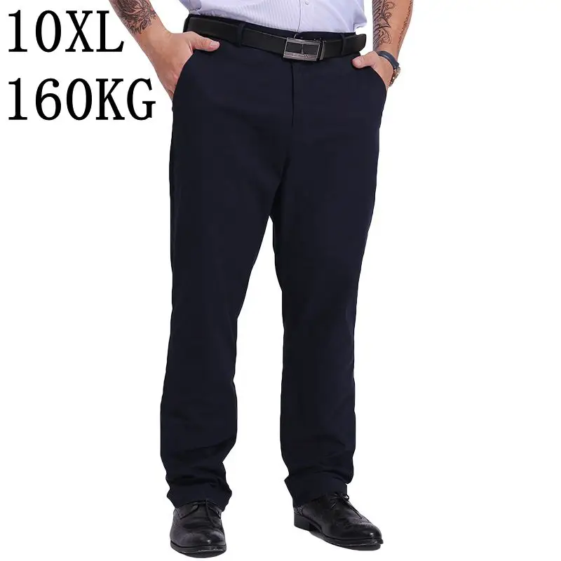 2019 New Casual Pants Men Cotton Loose Business Trousers Male Brand Clothing High Quality Mens Pants Plus Size 8XL 9XL 10XL
2019 New Casual Pants Men Cotton Loose Business Trousers Male Brand Clothing High Quality Mens Pants Plus Size 8XL 9XL 10XL