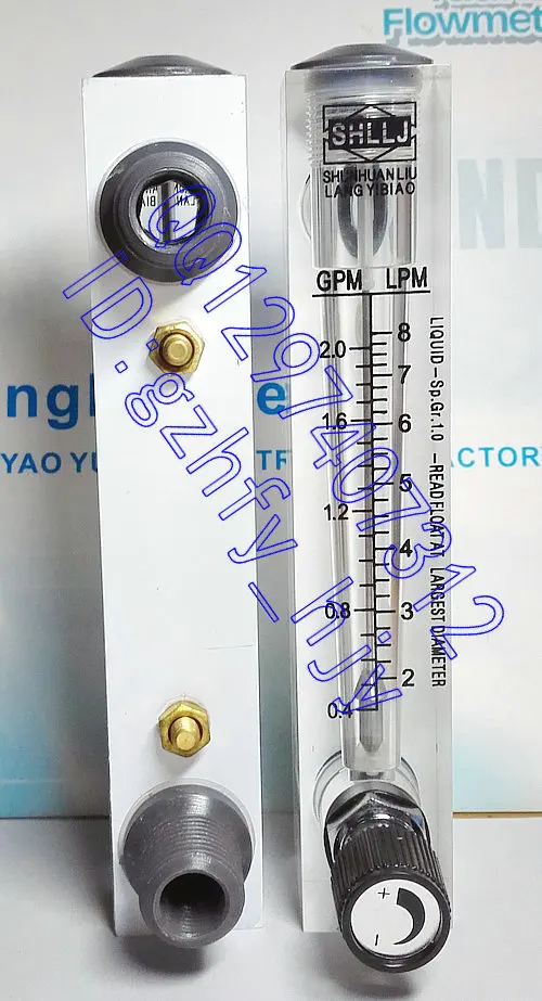 Adjustable panel type water meter 0.4-2GPM 2-8LPM LZM-15T organic glass flowmeter
Adjustable panel type water meter 0.4-2GPM 2-8LPM LZM-15T organic glass flowmeter