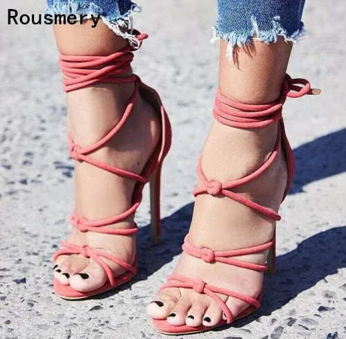 Drop Shipping 2017 Summer Sexy Women Pink or Dark Gray Open Toe Gladiator Cuts Out Cross Lace Up Thin Heels Party Dress Sandals
Drop Shipping 2017 Summer Sexy Women Pink or Dark Gray Open Toe Gladiator Cuts Out Cross Lace Up Thin Heels Party Dress Sandals