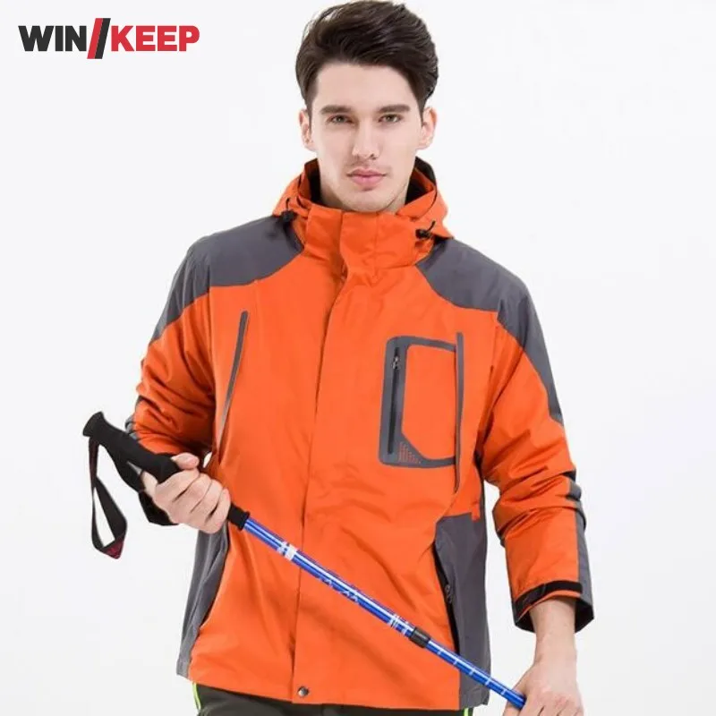 High Quality Warm Outdoor Mens Mountain Clothes Hiking Jacket Men Waterproof Men's Outwear Coat Hooded Fleece Lined Male Jacket
High Quality Warm Outdoor Mens Mountain Clothes Hiking Jacket Men Waterproof Men's Outwear Coat Hooded Fleece Lined Male Jacket
