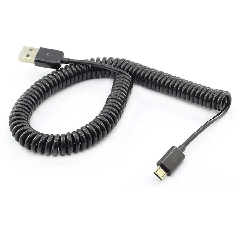Convenient type Micro USB Male to usb Male Data transmission line cable Spring line Flexible wire for Mobile phones
Convenient type Micro USB Male to usb Male Data transmission line cable Spring line Flexible wire for Mobile phones