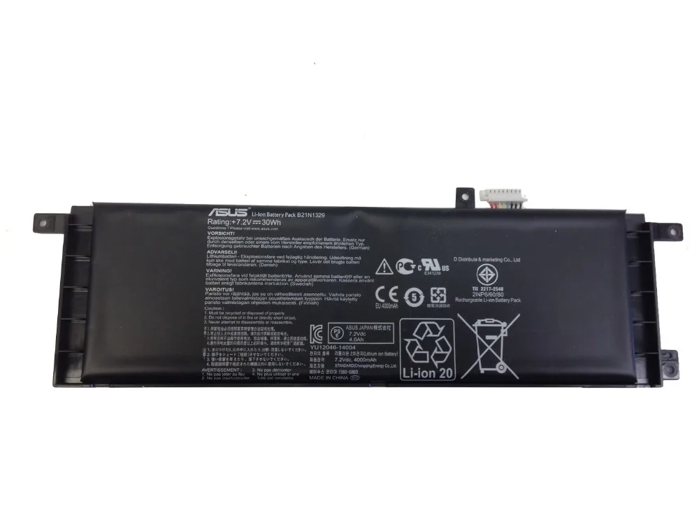 New Genuine Battery for ASUS F553SA R515MA R515SA R413MA X453MA X453SA X553SA B21N1329 30WH
New Genuine Battery for ASUS F553SA R515MA R515SA R413MA X453MA X453SA X553SA B21N1329 30WH