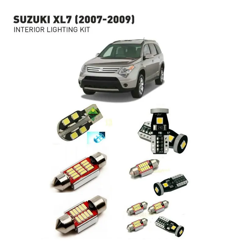 Led interior lights For Suzuki xl7 2007-2009 7pc Led Lights For Cars lighting kit automotive bulbs Canbus
Led interior lights For Suzuki xl7 2007-2009 7pc Led Lights For Cars lighting kit automotive bulbs Canbus