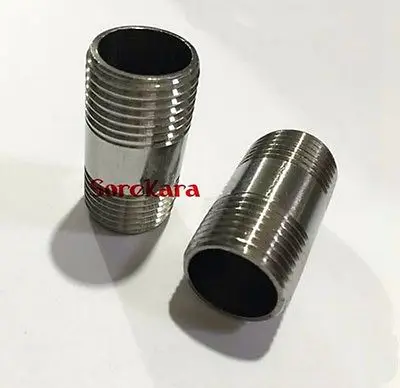 1/2" BSP Equal Male Threaded 304 Stainless Steel Straight Pipe Fitting Connector Adapter
1/2" BSP Equal Male Threaded 304 Stainless Steel Straight Pipe Fitting Connector Adapter