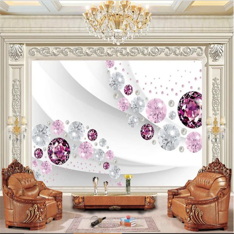 beibehang Custom photo wallpaper stickers large murals fashion simple jewelry diamond sofa TV background painting wall paper
beibehang Custom photo wallpaper stickers large murals fashion simple jewelry diamond sofa TV background painting wall paper