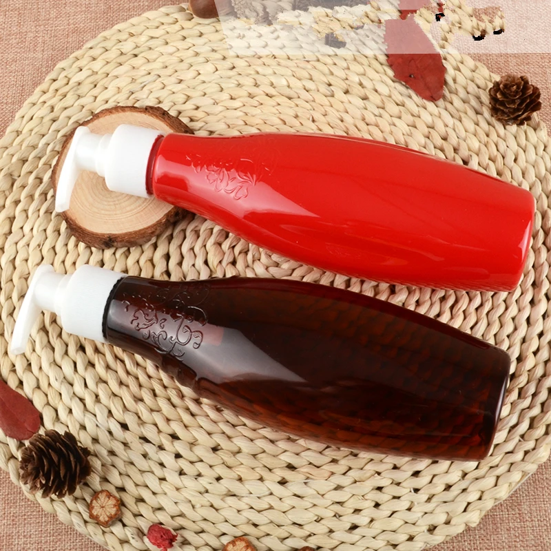 15pcs 280ml 550ml 10oz 20oz wholesale empty red Plastic Bottles, Clear Plastic PET Naples Oval with lotion pumps for Shampoo
15pcs 280ml 550ml 10oz 20oz wholesale empty red Plastic Bottles, Clear Plastic PET Naples Oval with lotion pumps for Shampoo