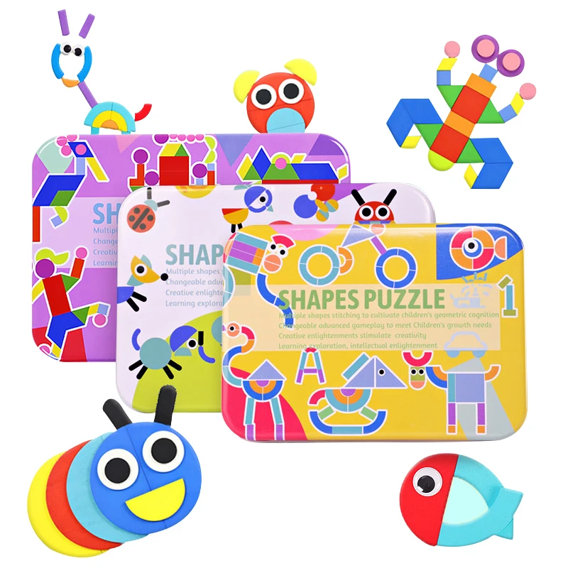 2019 new wooden toy creative jigsaw puzzle iron box animal shape puzzle Montessori early education educational toys for children
2019 new wooden toy creative jigsaw puzzle iron box animal shape puzzle Montessori early education educational toys for children