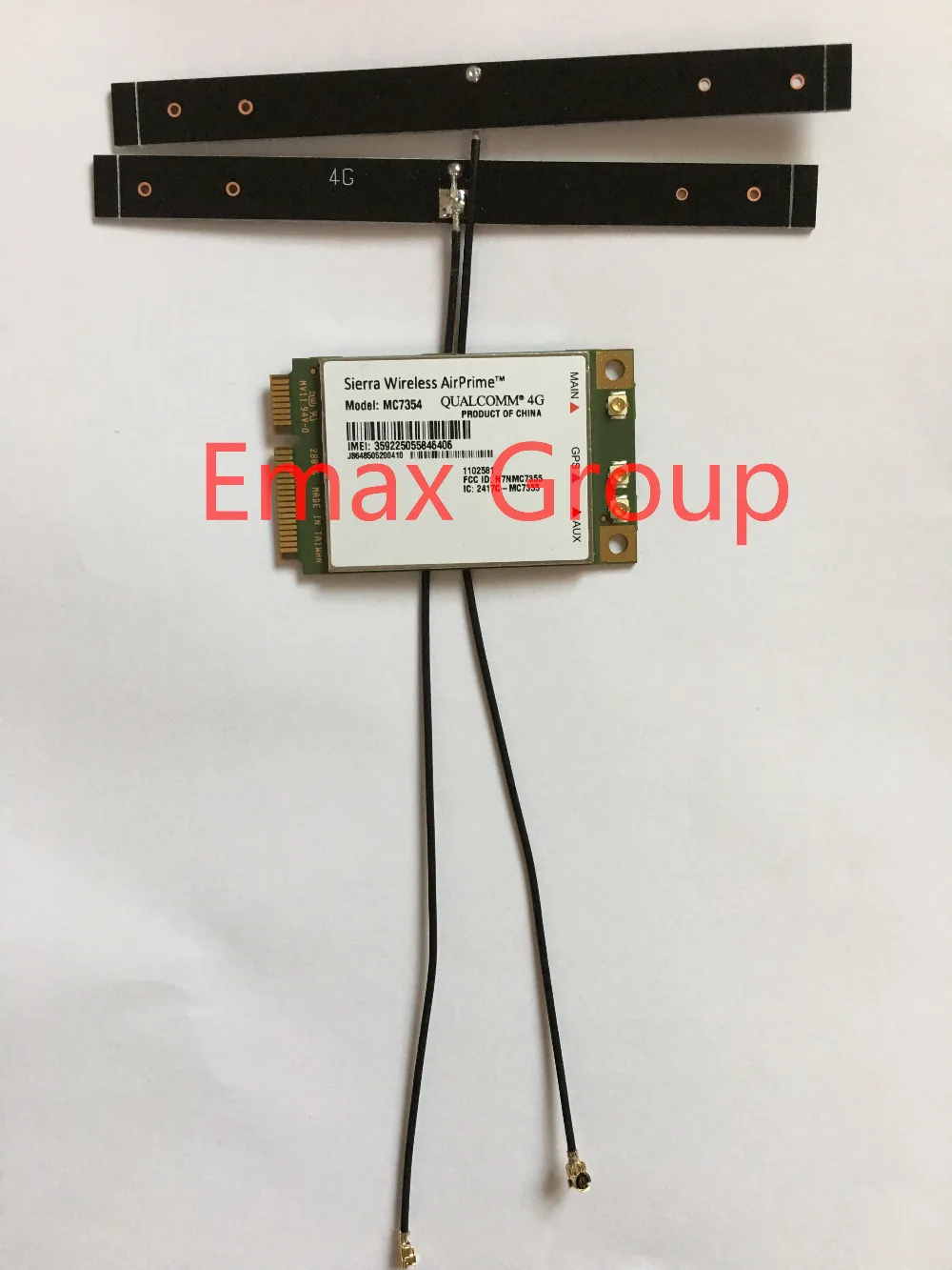 Sierra Wireless MC7354 +2PCS Internal Antenna Mini PCIE LTE 4G QUALCOMM Support Gobi API 100% New Genuine
Sierra Wireless MC7354 +2PCS Internal Antenna Mini PCIE LTE 4G QUALCOMM Support Gobi API 100% New Genuine