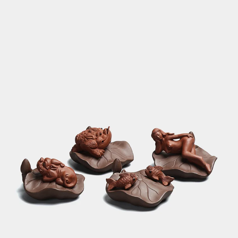 creative home decoration yixing zisha purple clay tea pet frog weath bring golden fish naked beauty brave troops Chinese gift
creative home decoration yixing zisha purple clay tea pet frog weath bring golden fish naked beauty brave troops Chinese gift