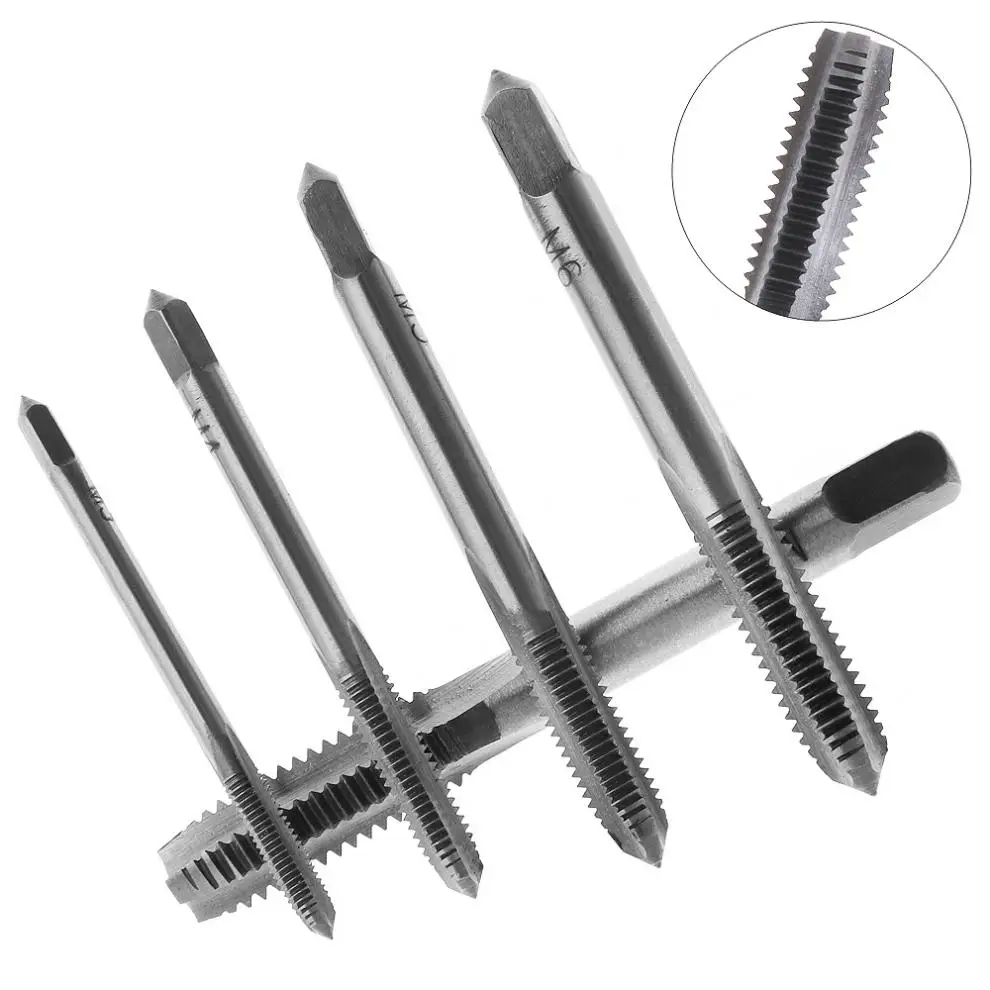 5pcs/lotHSS Tap&Die Machine Spiral Point Straight Fluted Screw Thread Hand Tools with M3-M8 Diameter and 3 Flute for Machine Use
5pcs/lotHSS Tap&Die Machine Spiral Point Straight Fluted Screw Thread Hand Tools with M3-M8 Diameter and 3 Flute for Machine Use